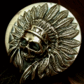 Large Indian Chief Skull Conchoi[W CfBA`[t XJ R`j