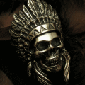 Indian Chief Skull RingiCfBA `[t XJ Oj